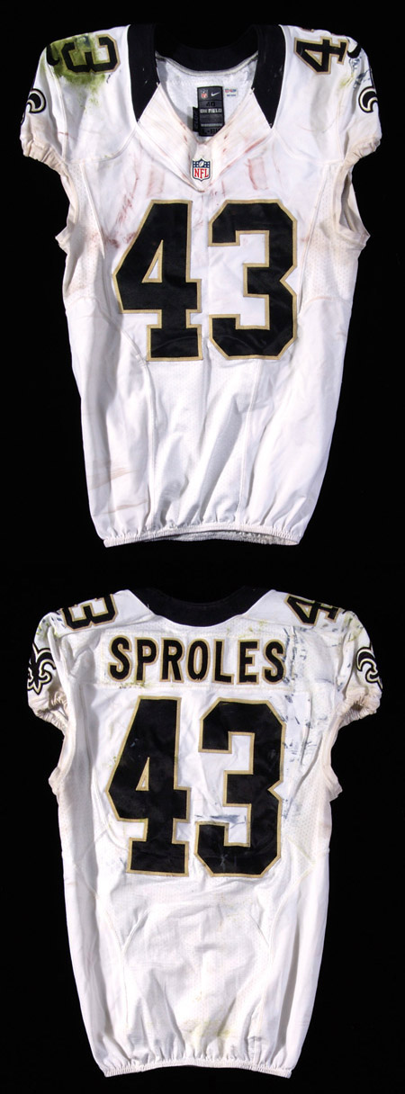 Darren Sproles Signed Saints Jersey (PSA COA)