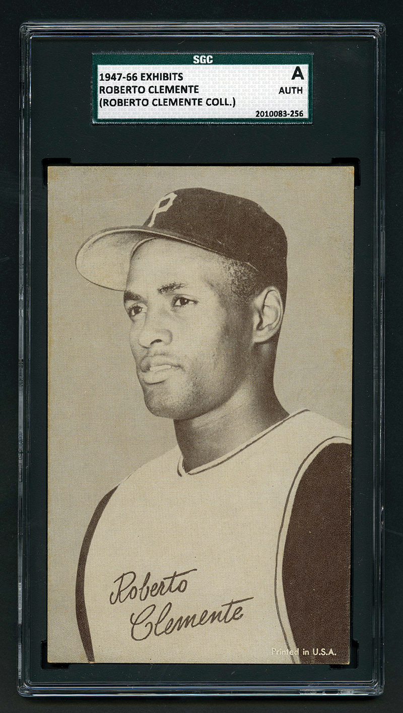 Roberto Clemente 1965 Topps Baseball Card #160, Auction of Champions, Sports Memorabilia Auction House
