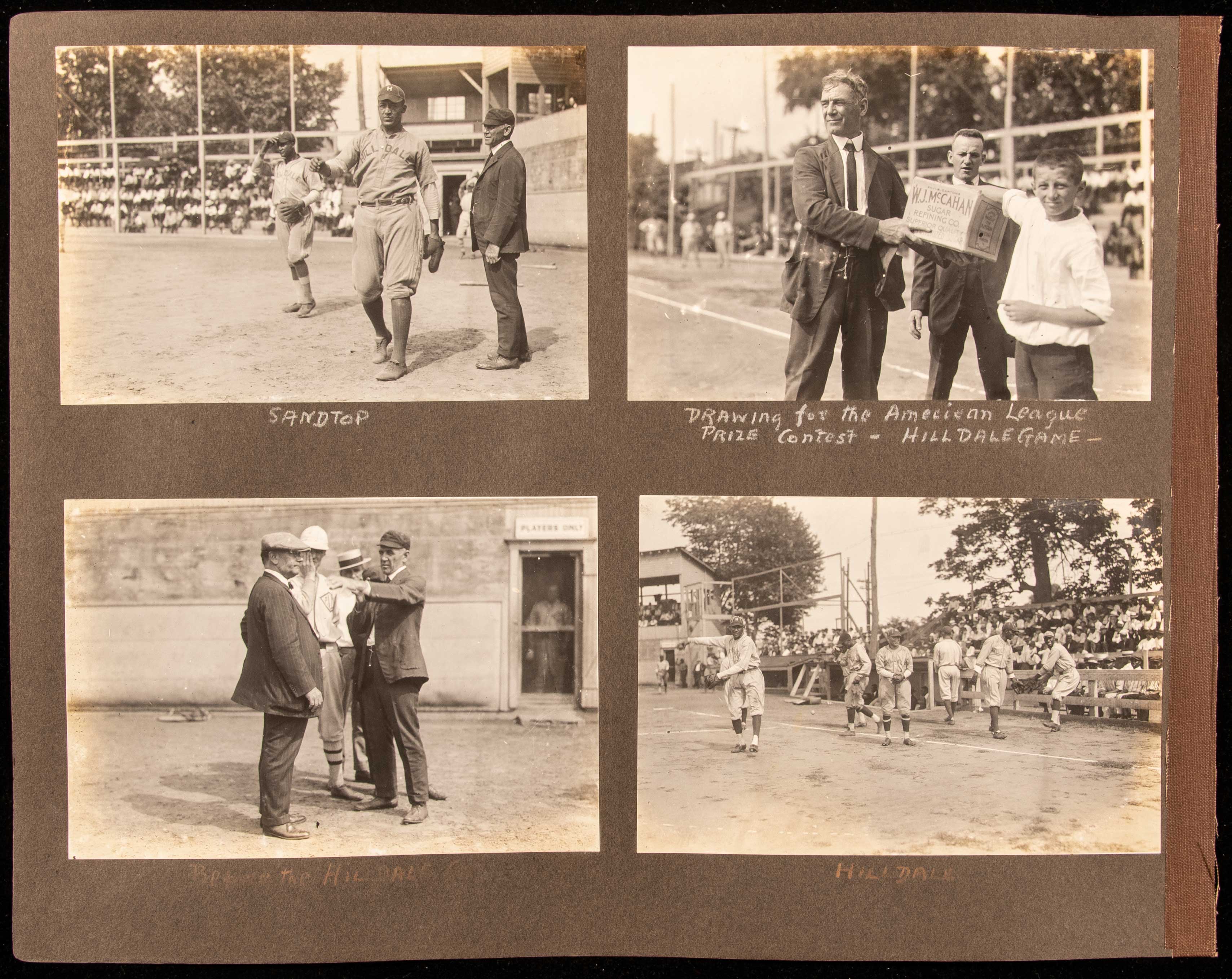 Rare c.1920 Hilldale Club Negro League photographs incl Barnebys