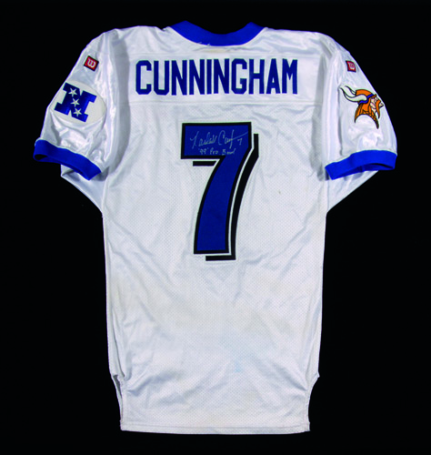 Randall Cunningham Collection at Super Bowl Auction