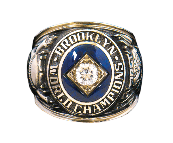 Vin Scully 1955 Brooklyn Dodgers World Series Ring