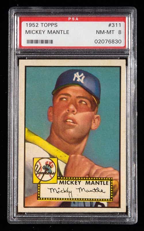 1952 Topps #311 Mickey Mantle Rookie