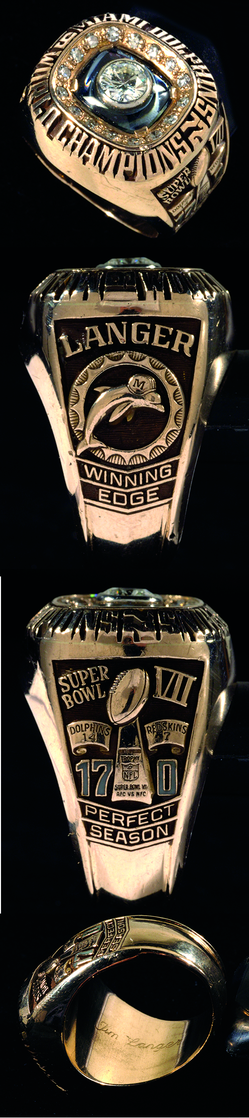 Lot Detail - 1972 Miami Dolphins Super Bowl VII Championship Ring