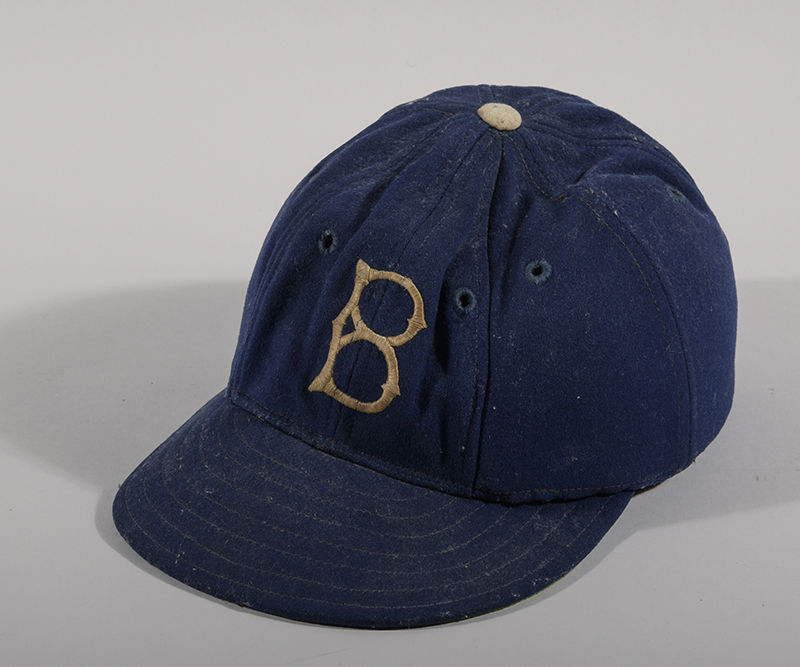 Jackie Robinson Hat,Brooklyn Dodgers,1955 Topps,Metal Patch,Decky,Snapback