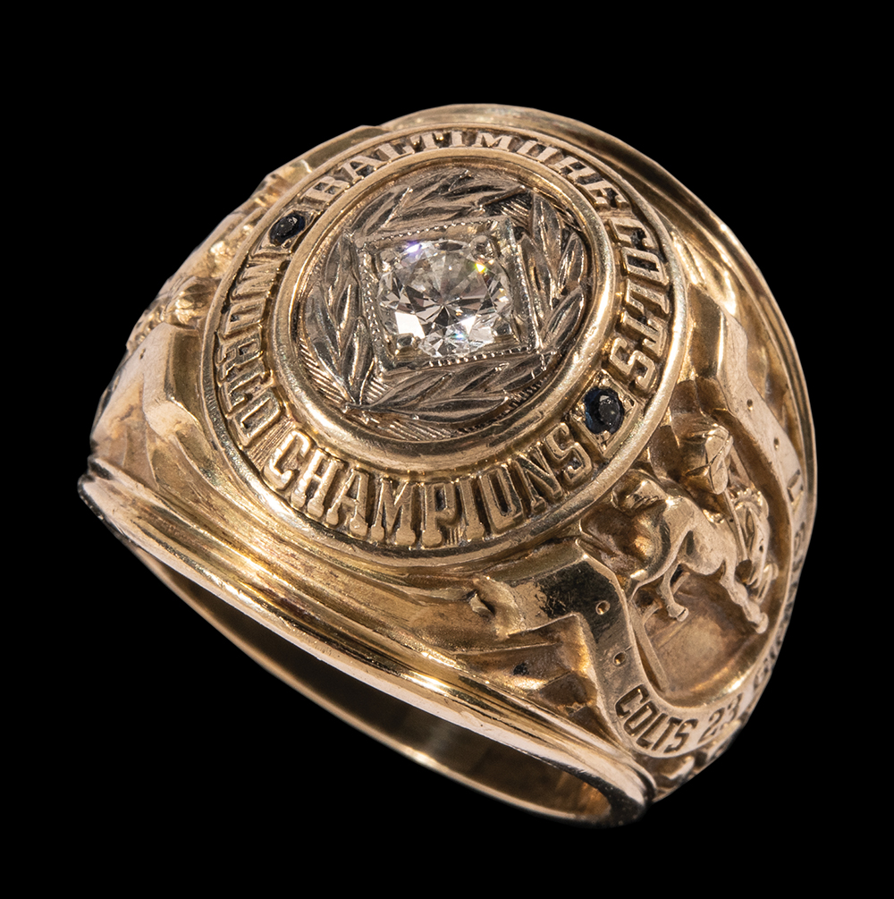 Baltimore Colts 1958 Johnny Unitas championship ring replica - MVP Ring