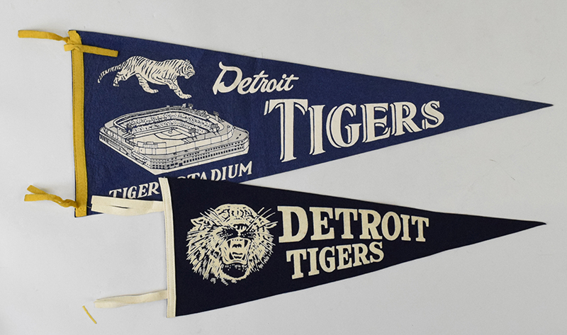 Vintage Detroit Tigers Pennant Examples