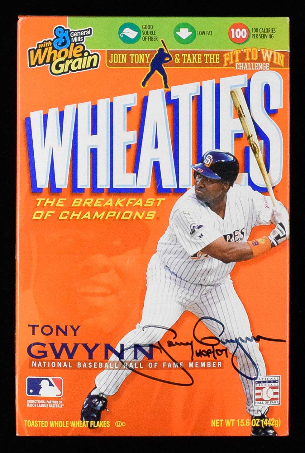 Tony Gwynn Signed HOF Baseball with HOF 07 Inscription 