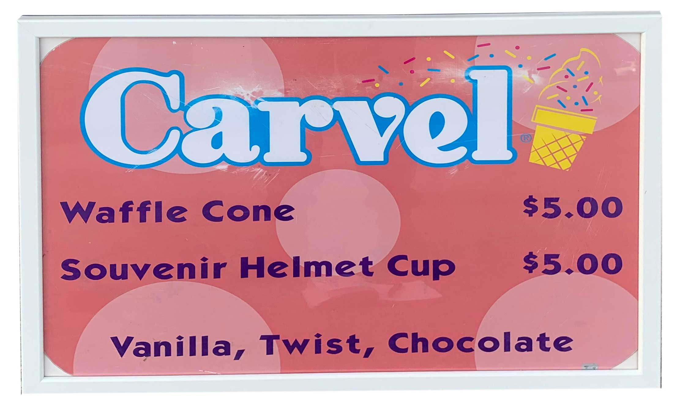 Carvel Ice Cream Sign from Mets Shea Stadium MLB... | Barnebys