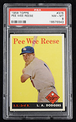 1949 Bowman Pee Wee Reese #36 PSA EX 5. Baseball Cards Singles